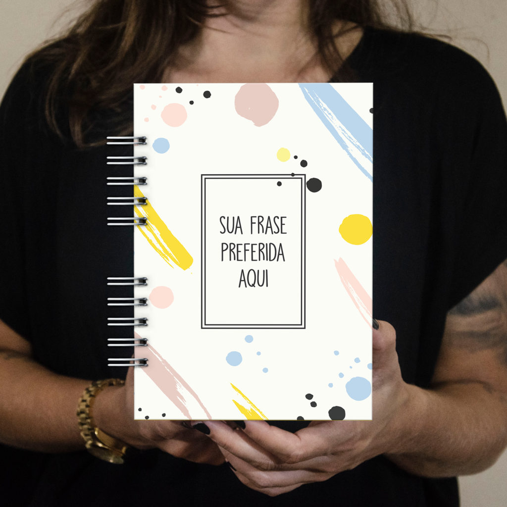 Agenda ou Planner personalizado riscos abstrato