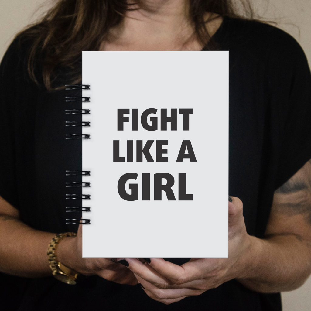 Agenda ou Planner fight like a girl