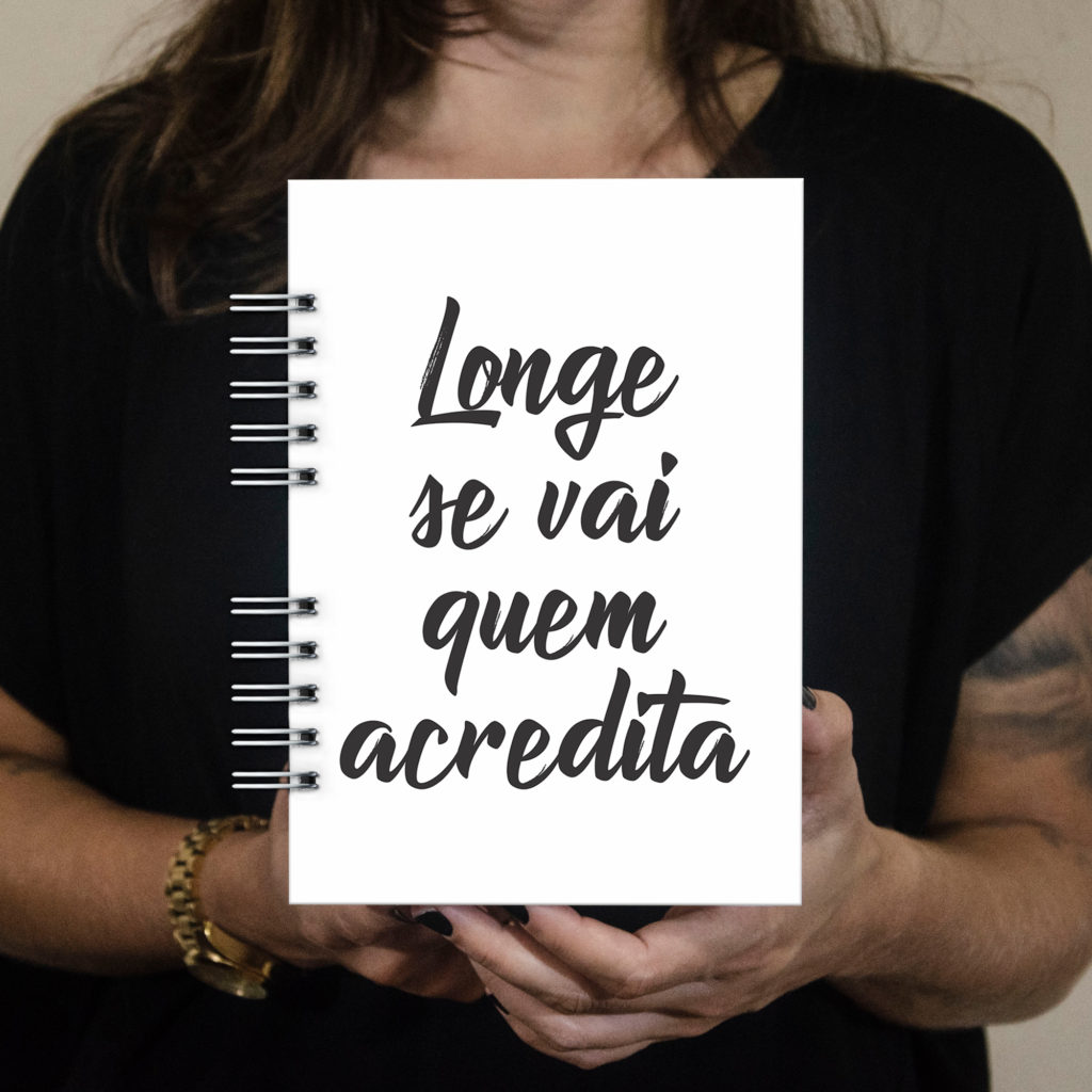 Agenda ou Planner longe se vai quem acredita
