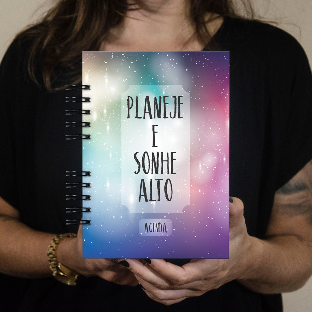Agenda ou Planner planeje e sonhe alto