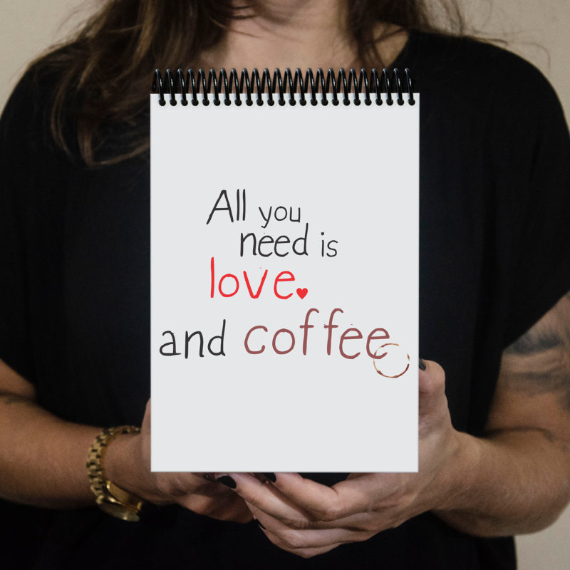 Bloco love and coffee