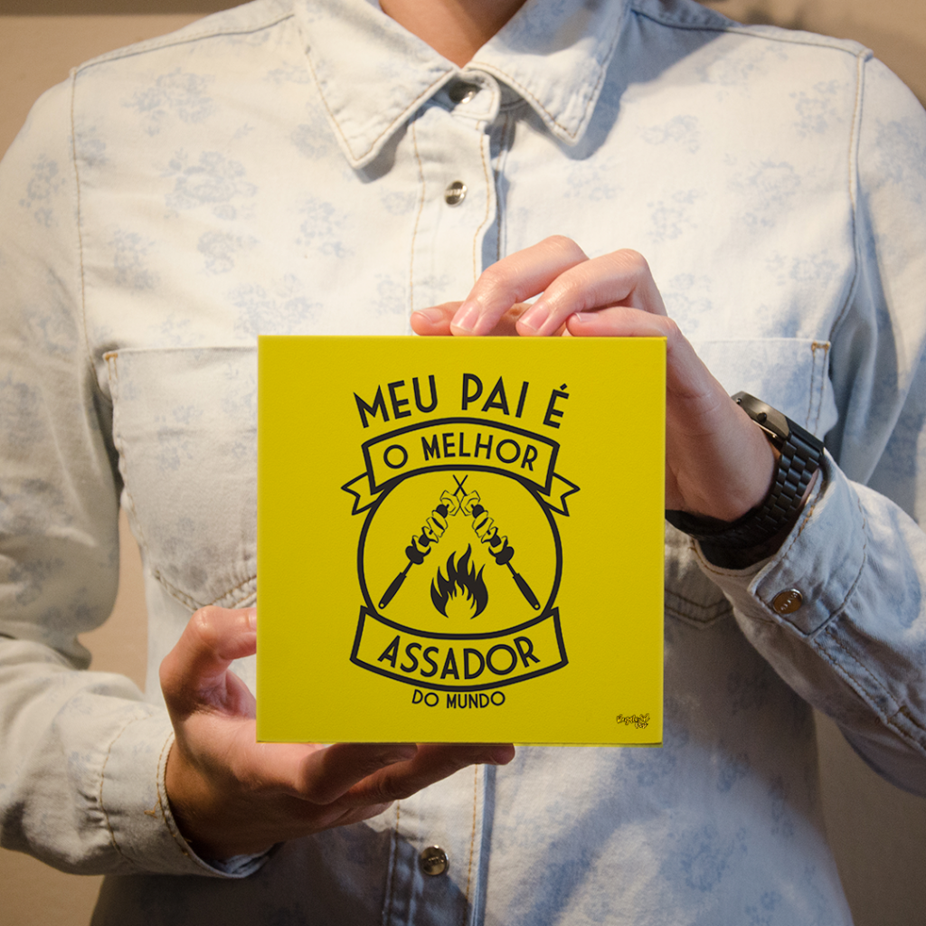Regalo de mesa pai assador