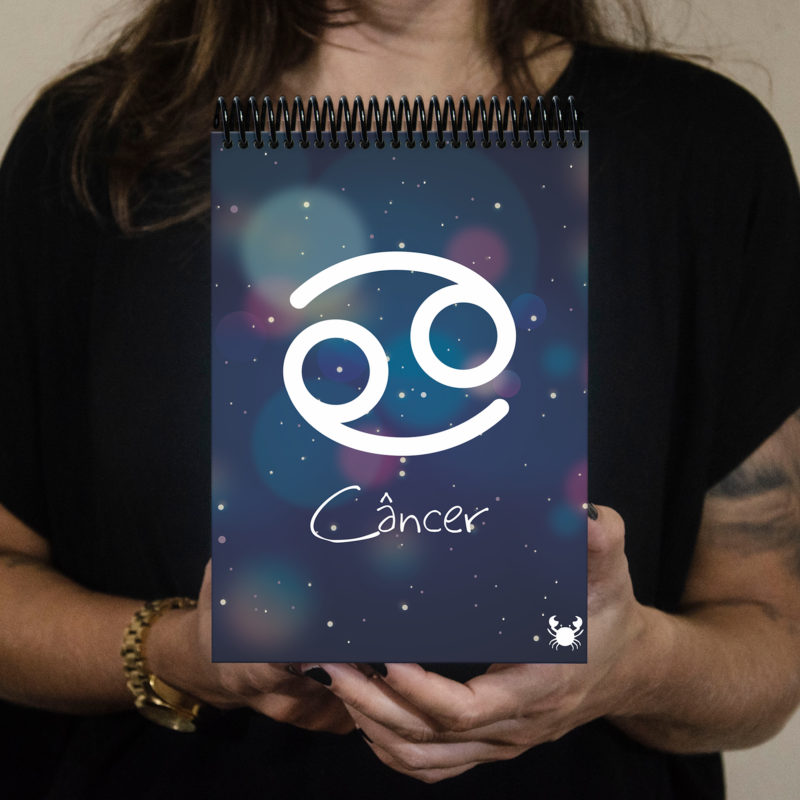 Bloco signos color câncer