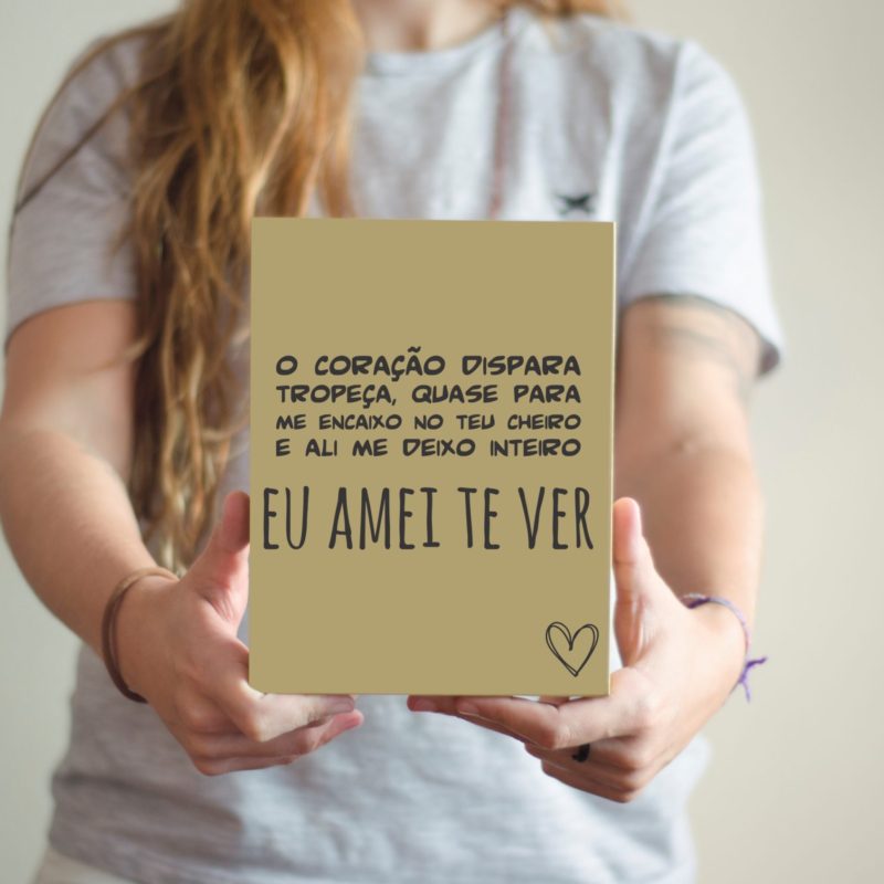 Quadro música eu amei te ver 3