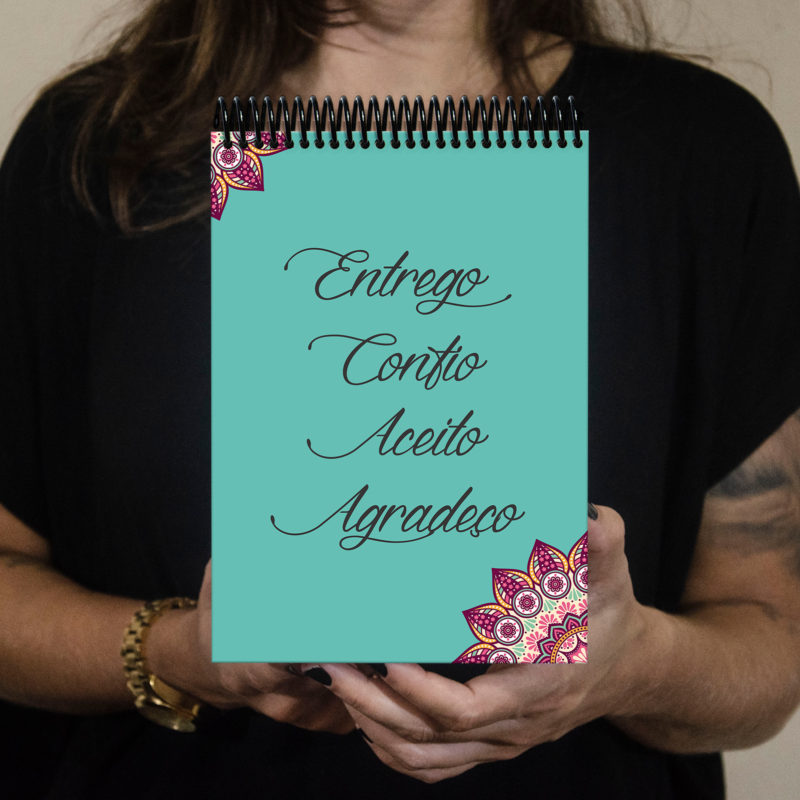 Bloco entrego, confio, aceito e agradeço