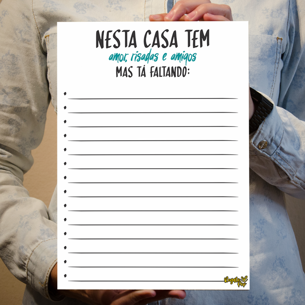 Imã Lista amor, risadas, amigos