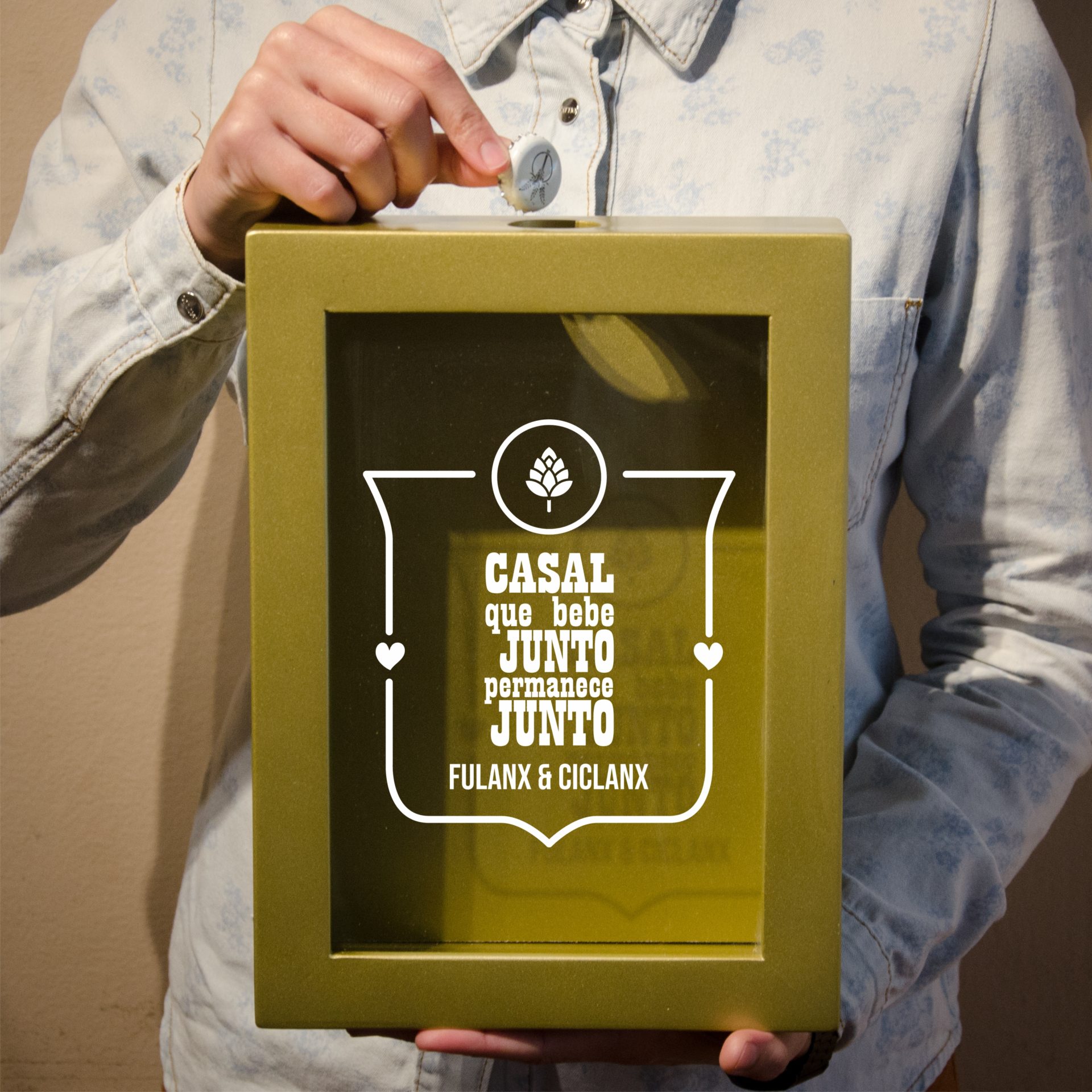 Quadro casal que bebe junto - Imagem 4