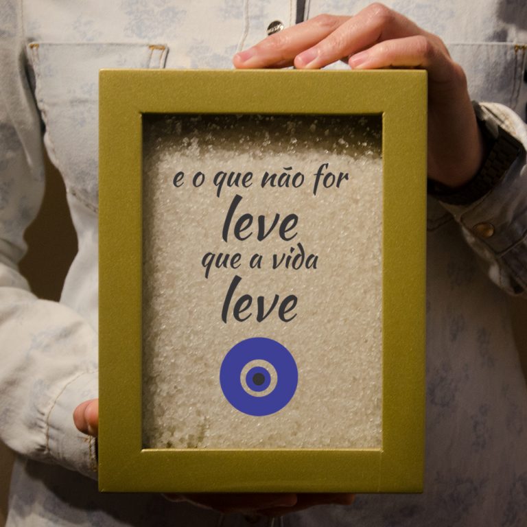 Quadro de sal grosso que seja leve - Imagem 3