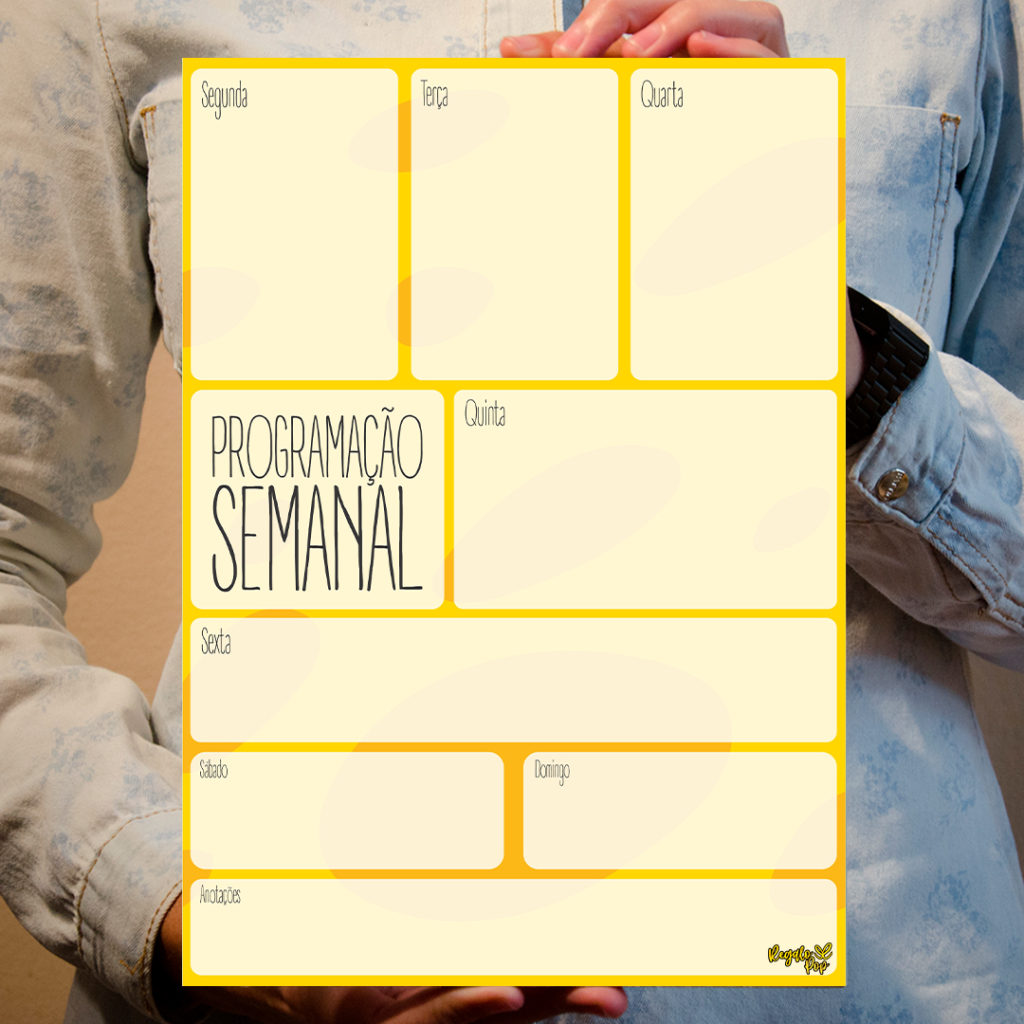 Imã programação amarelo