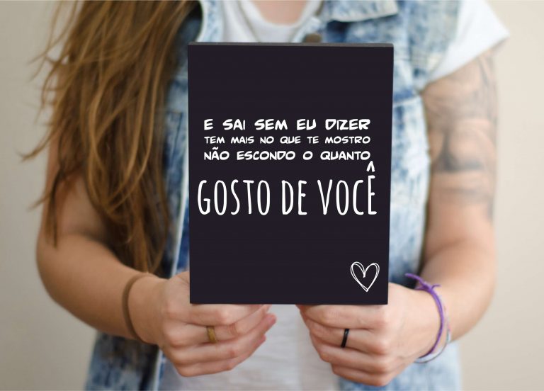 Quadro música eu amei te ver 2