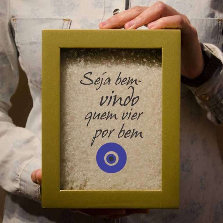 Quadro de sal grosso seja bem-vindo - Imagem 2