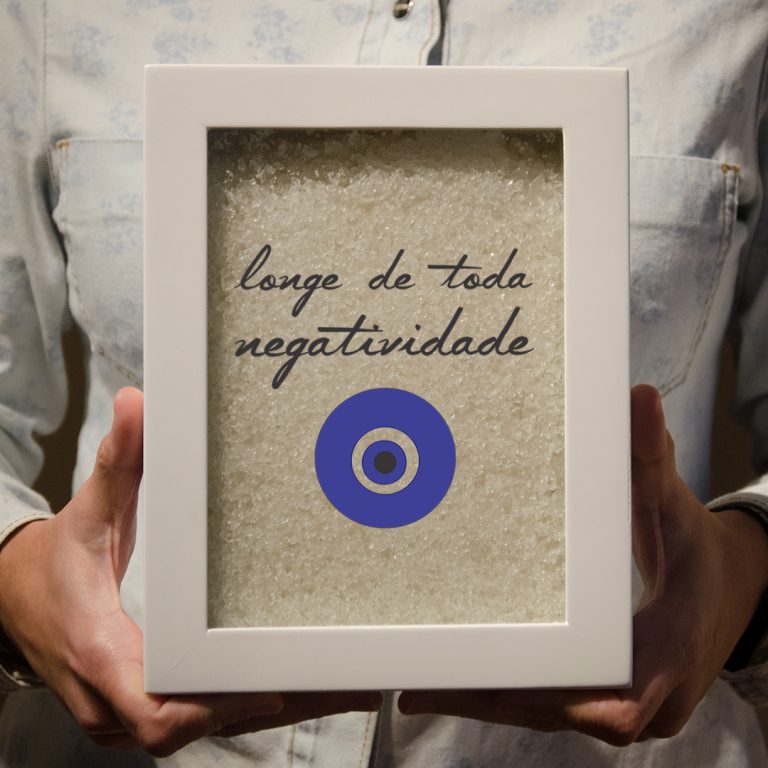 Quadro de sal grosso longe de toda negatividade - Imagem 2