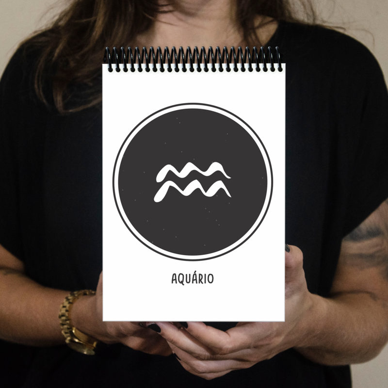 Bloco signos aquário