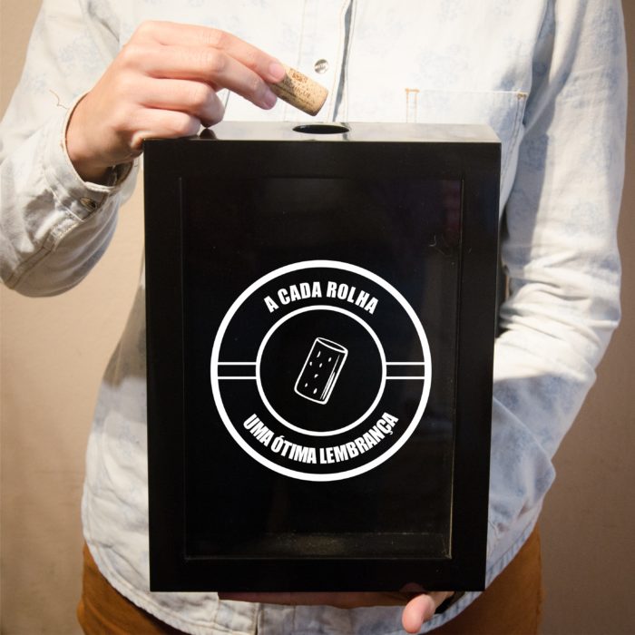 Quadro cada rolha uma lembrança