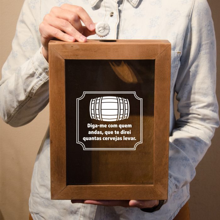 Quadro diga-me com quem andas - cerveja - Imagem 2