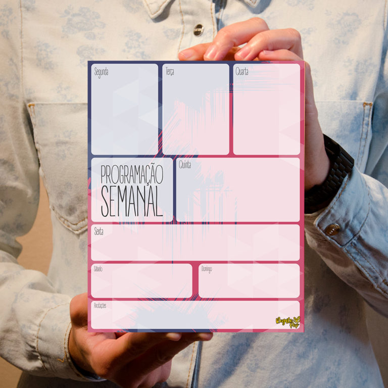 Quadro programação azul/rosa - Imagem 5