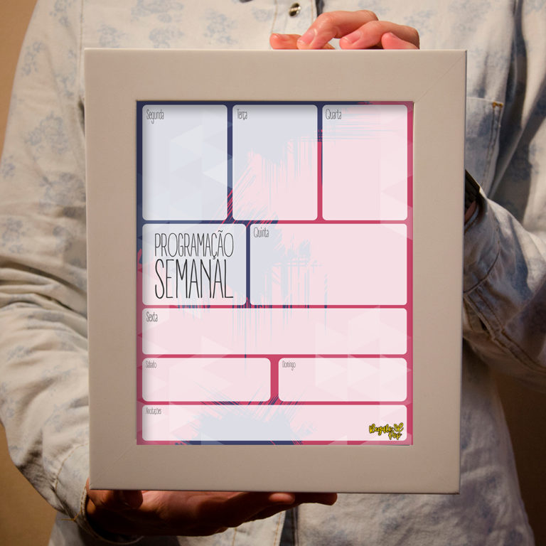 Quadro programação azul/rosa - Imagem 2