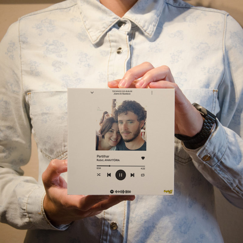 Regalo de mesa Spotify casal