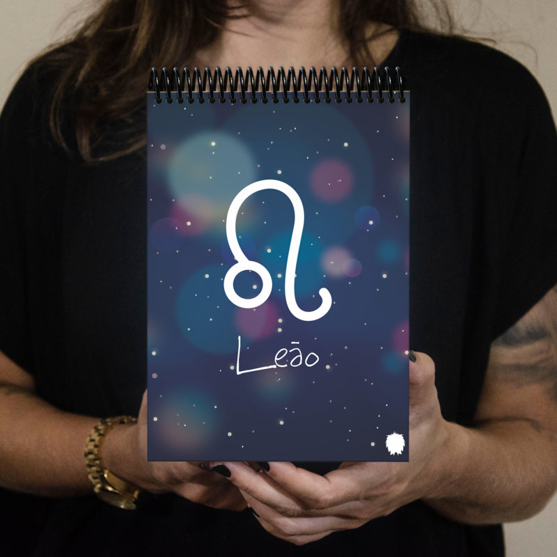 Bloco signos color leão