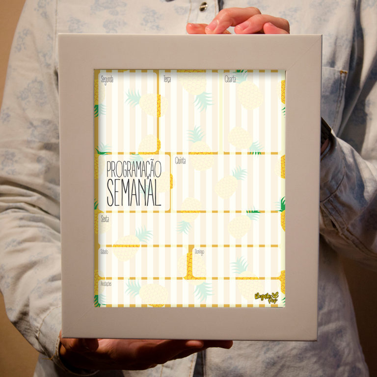 Quadro programação abacaxi - Imagem 2