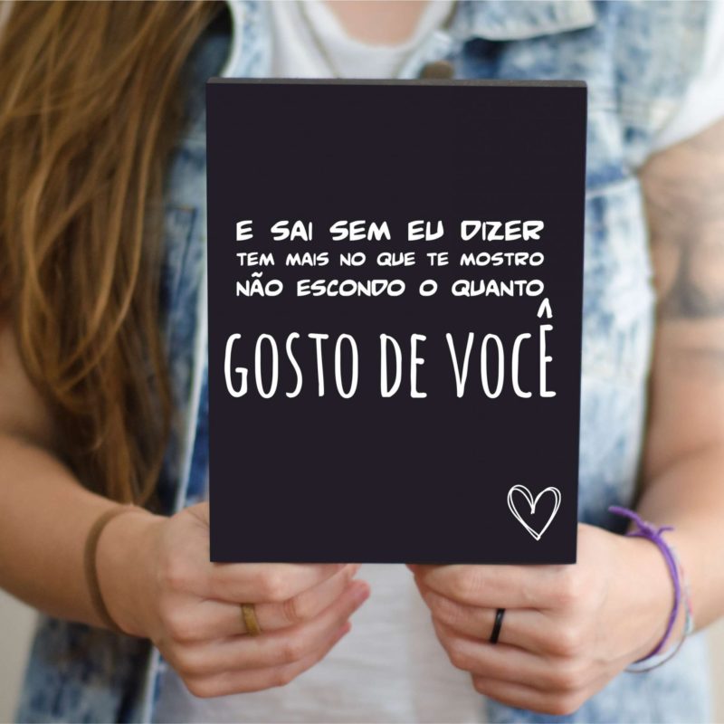 Quadro música eu amei te ver 2