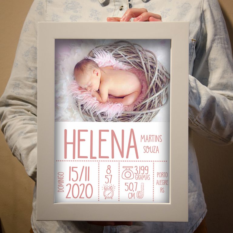 Quadro bebê menina foto - Imagem 10